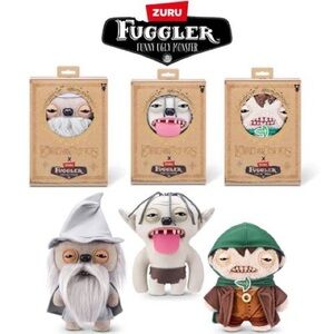 Lord Of The Rings x Fuggler By Zuru Funny Ugly Monster Plush Toy Full Set Of 3
